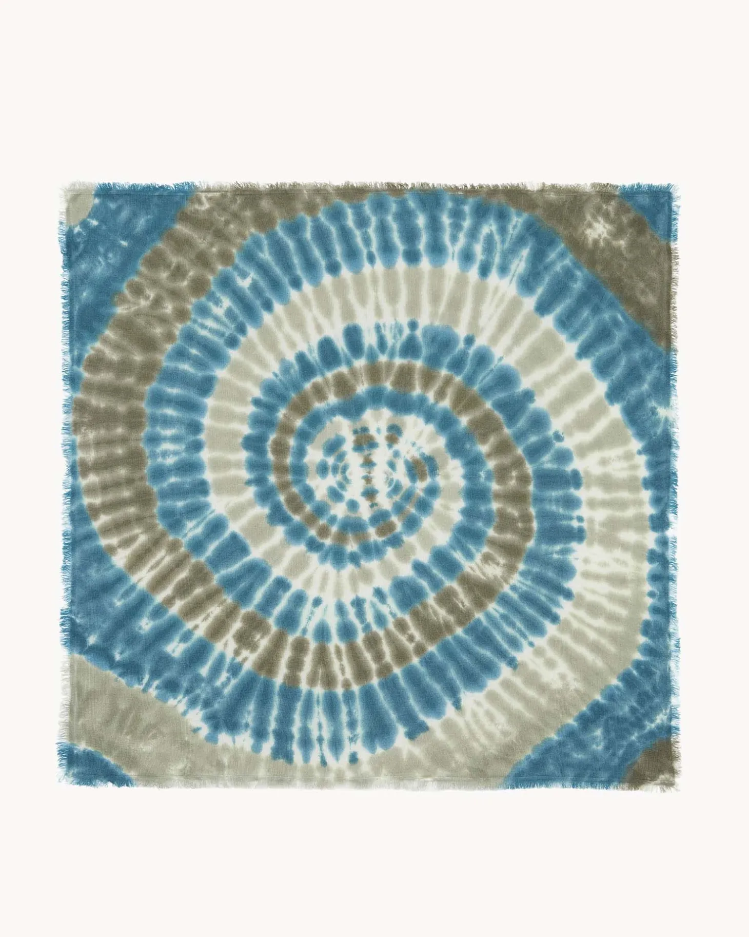 Grand Bandana Cachemire Tie And Dye, 2 Fils