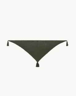 Grand Bandana Pompoms Cachemire