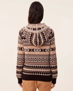 Hoodie Cachemire Jacquard, 4 Fils