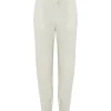 Jogging Cachemire Bande Smoking Femme