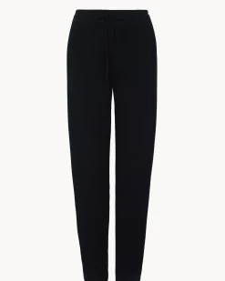 Jogging Cachemire Droit Uni, 2 Fils