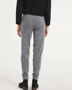 Jogging Cachemire Droit Uni