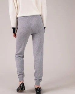 Jogging Cachemire Femme Coupe Droite
