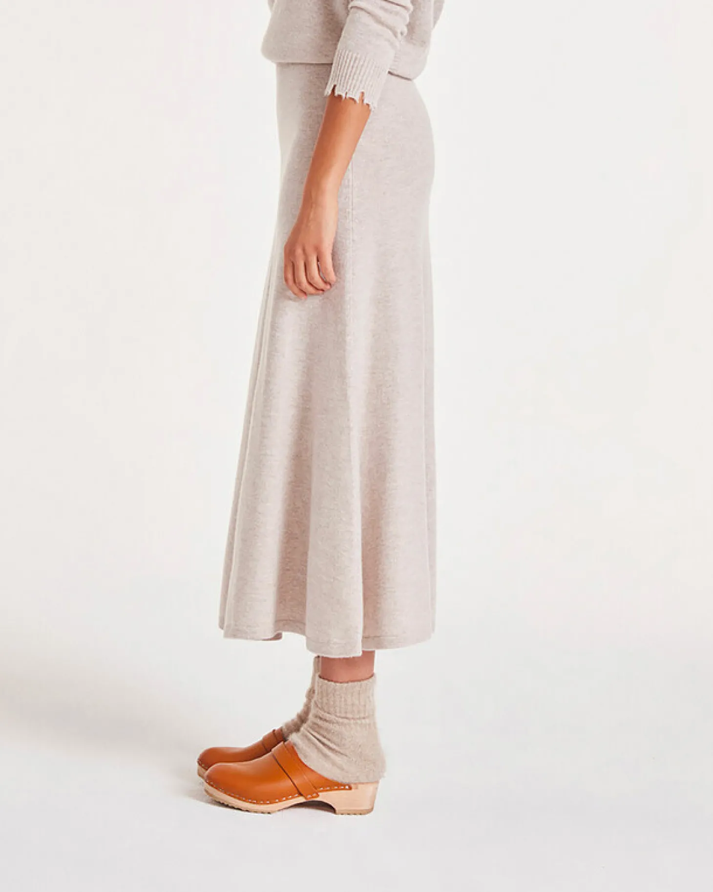 Jupe Cachemire Longue Femme