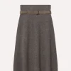 Jupe Evasee Femme Unie