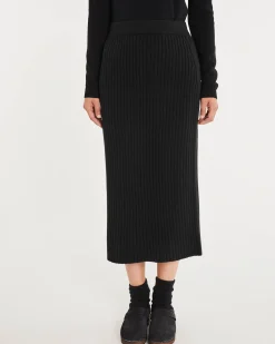 Jupe Longue Femme Cachemire Droite