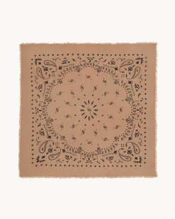 Large Cashmere Printed Bandana