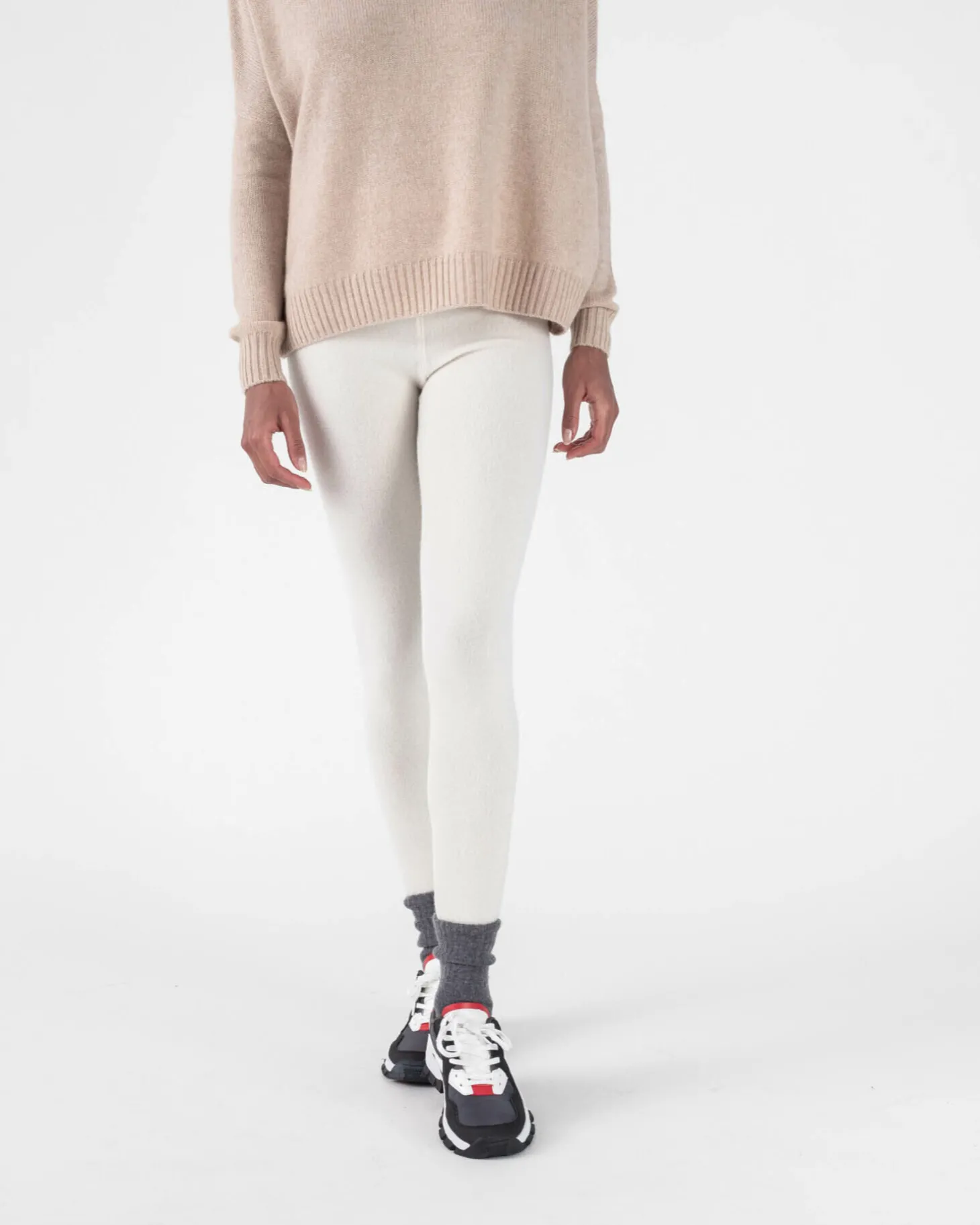 Legging Cachemire Couleur Unie