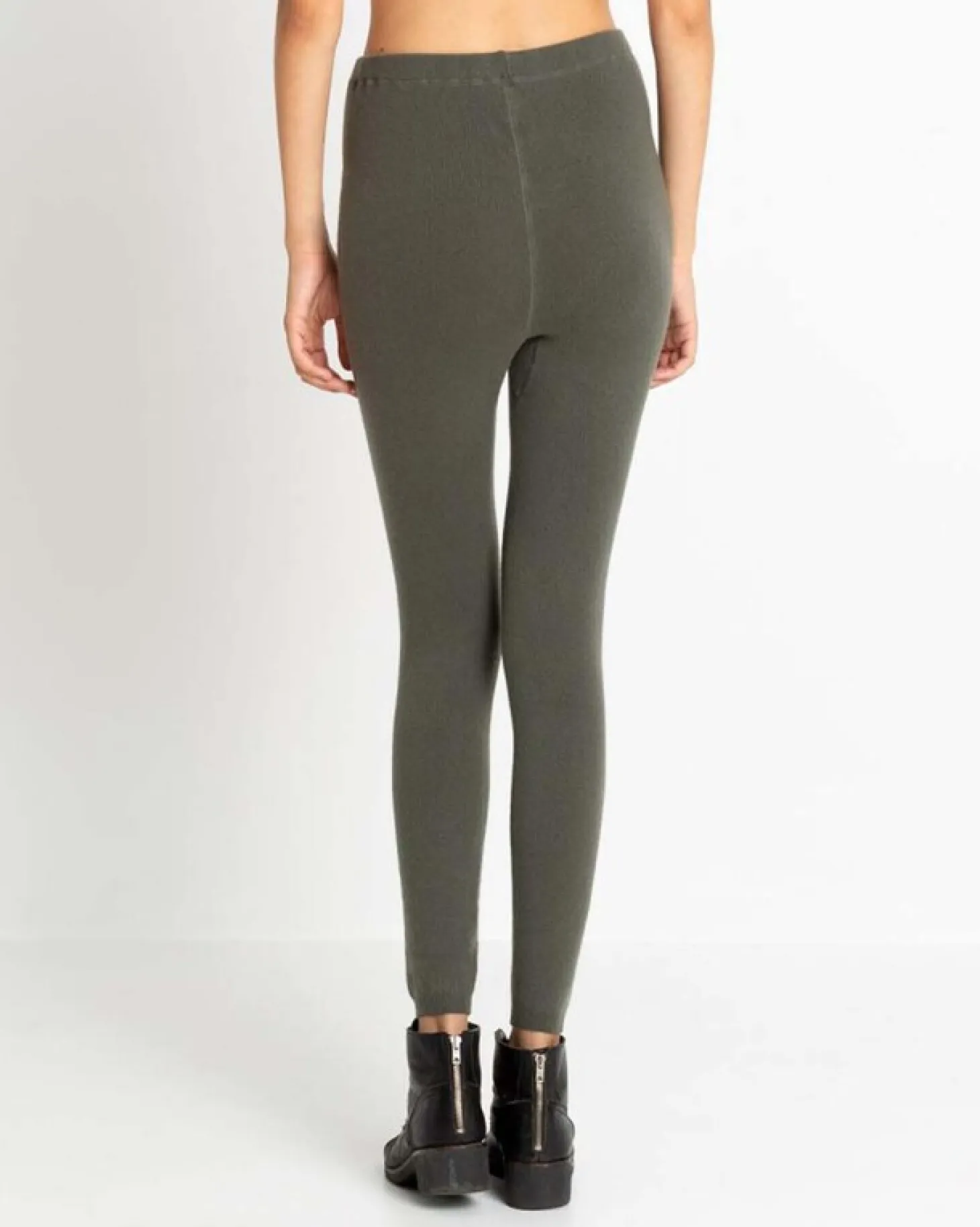 Legging Cachemire Couleur Unie