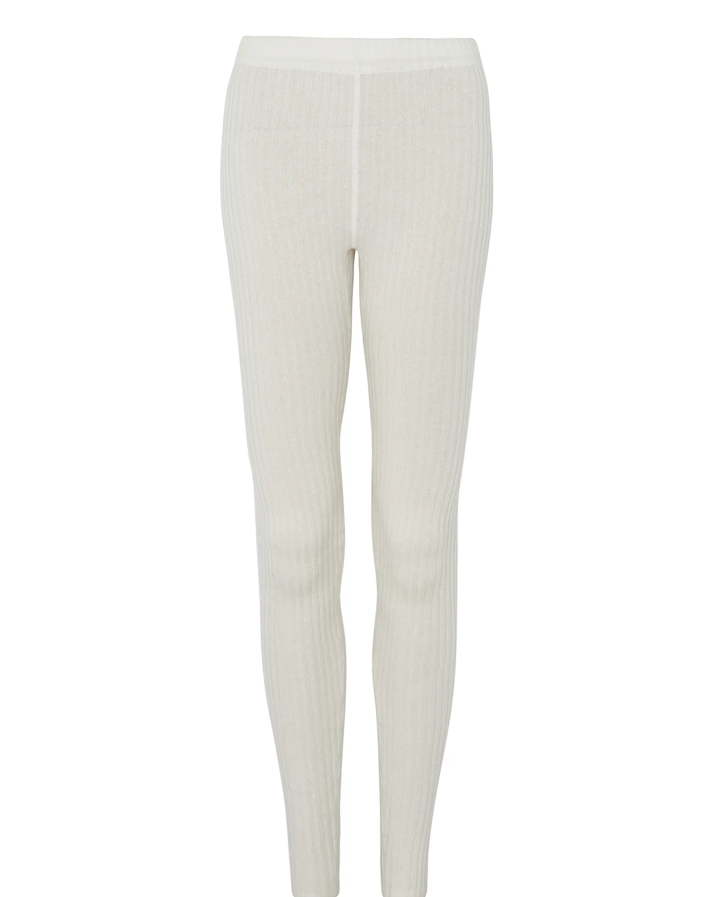 Legging Cachemire Femme A Cotes