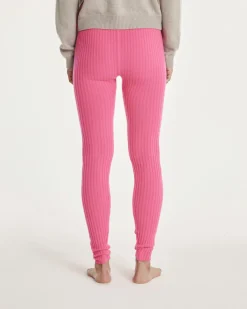 Legging Cachemire Femme A Cotes