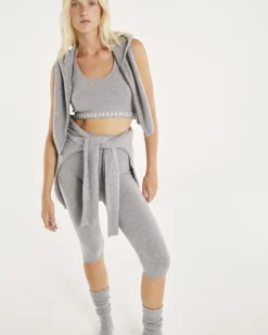 Legging Cachemire Femme Stretch Court