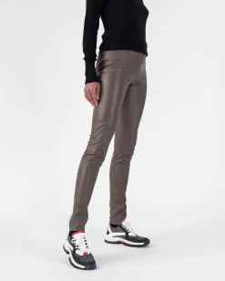 Legging Cuir Femme