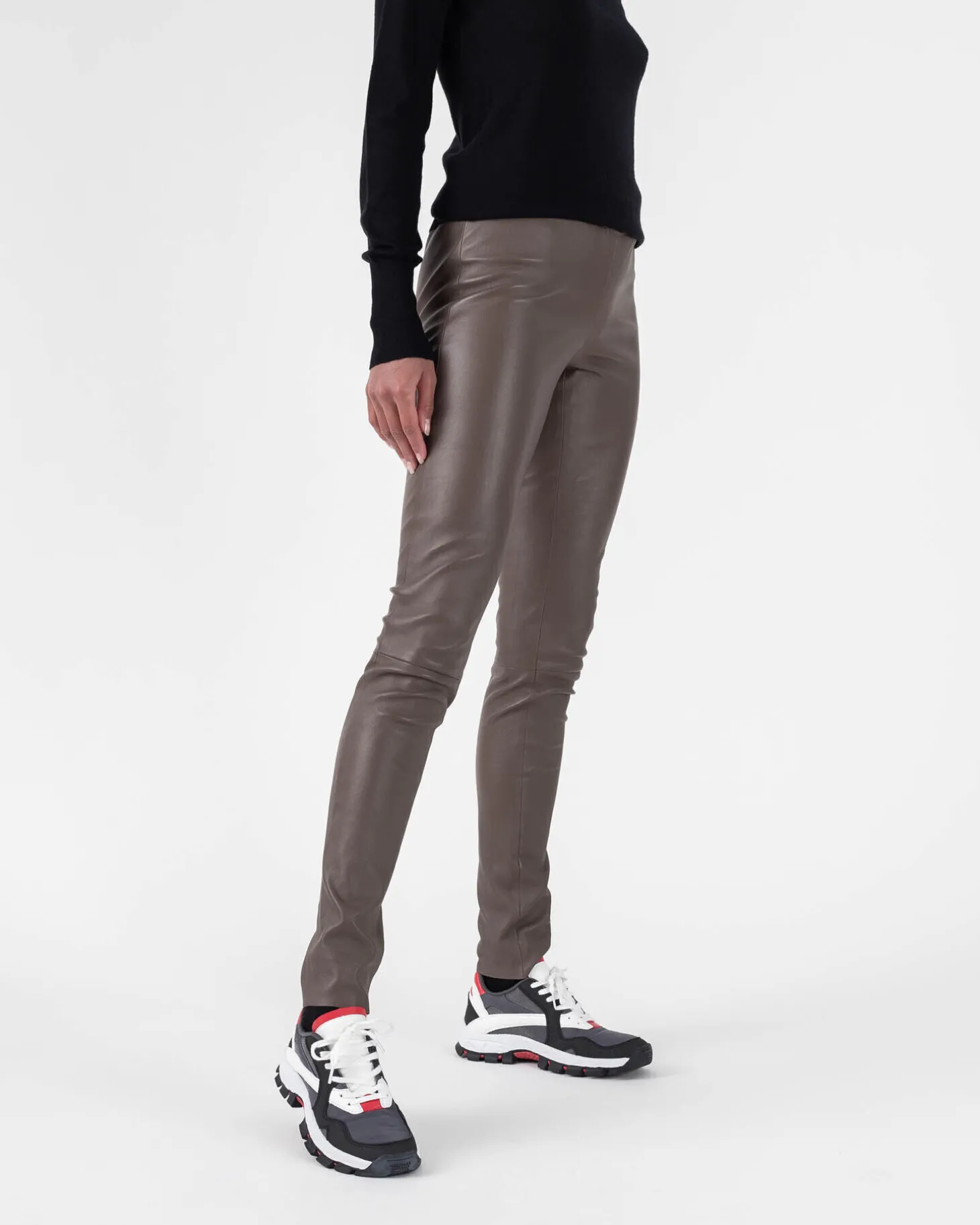 Legging Cuir Femme