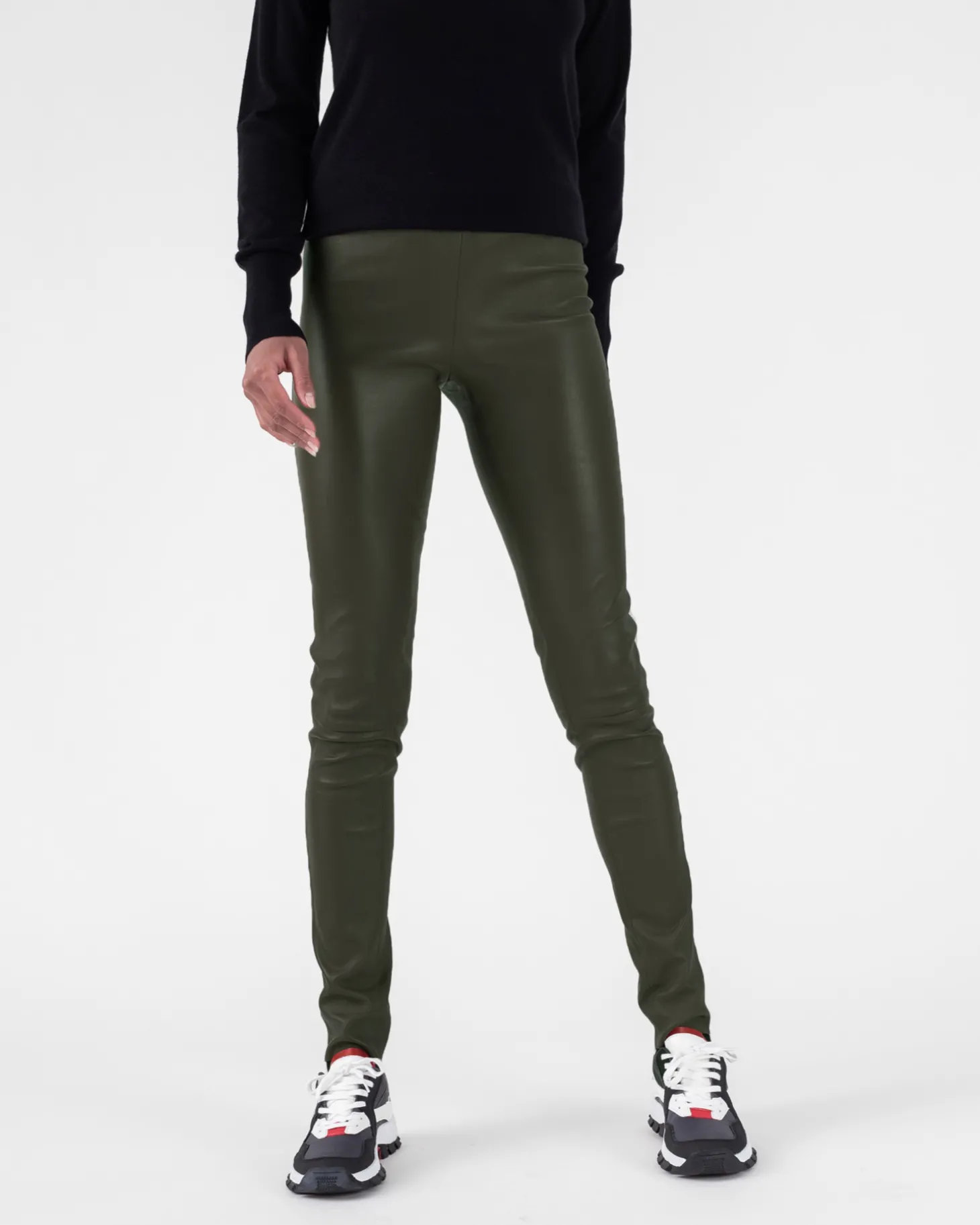 Legging Cuir Femme