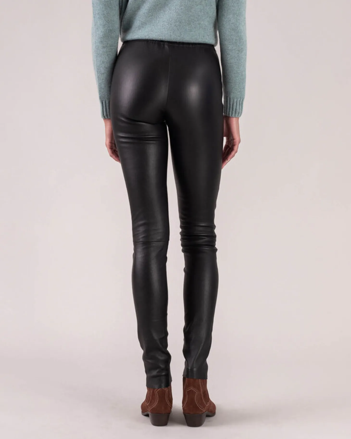 Legging Cuir Femme