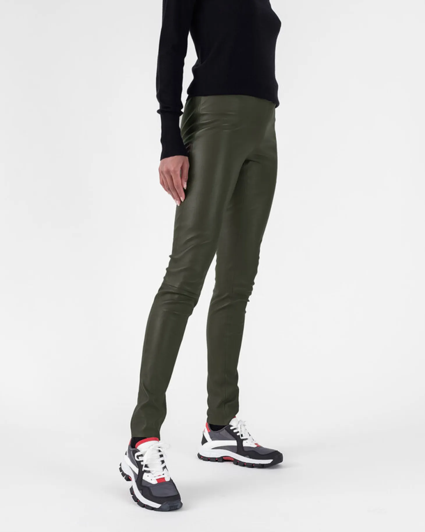 Legging Cuir Femme