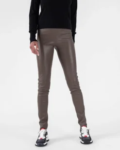 Legging Cuir Femme