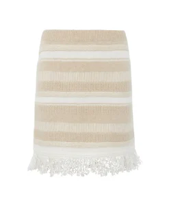 Mini Jupe Cachemire, 4 Fils