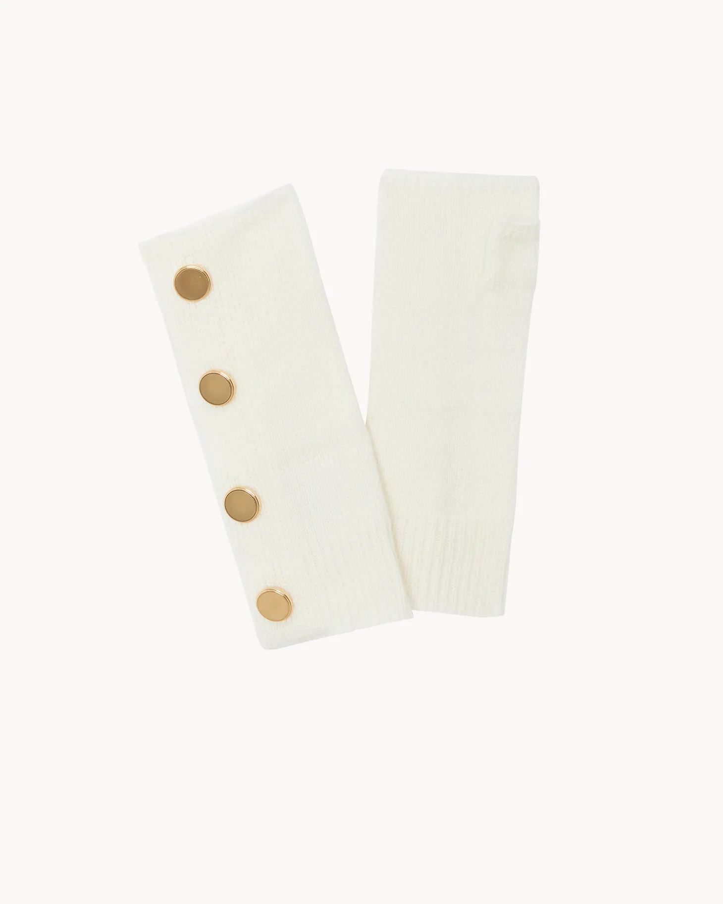 Mitaines Cachemire Avec Boutons, 4 Fils