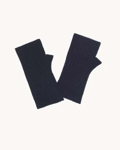 Mitaines Cachemire Cotes Plates, 2 Fils