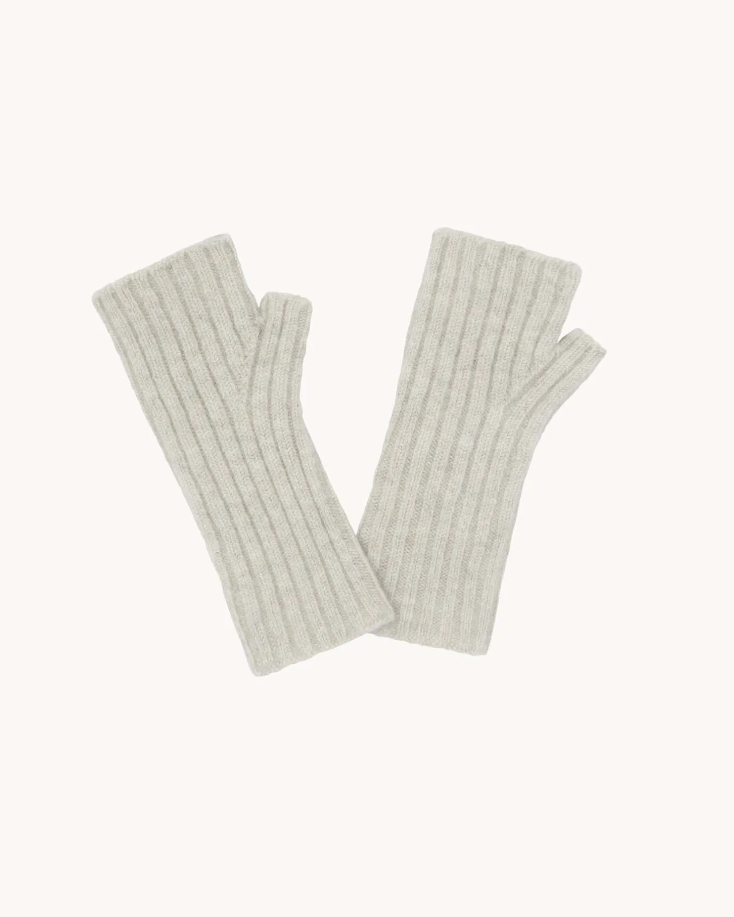 Mitaines Cachemire Cotes Plates, 2 Fils