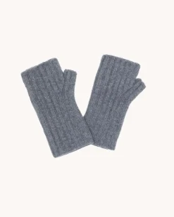 Mitaines Cachemire Cotes Plates, 2 Fils