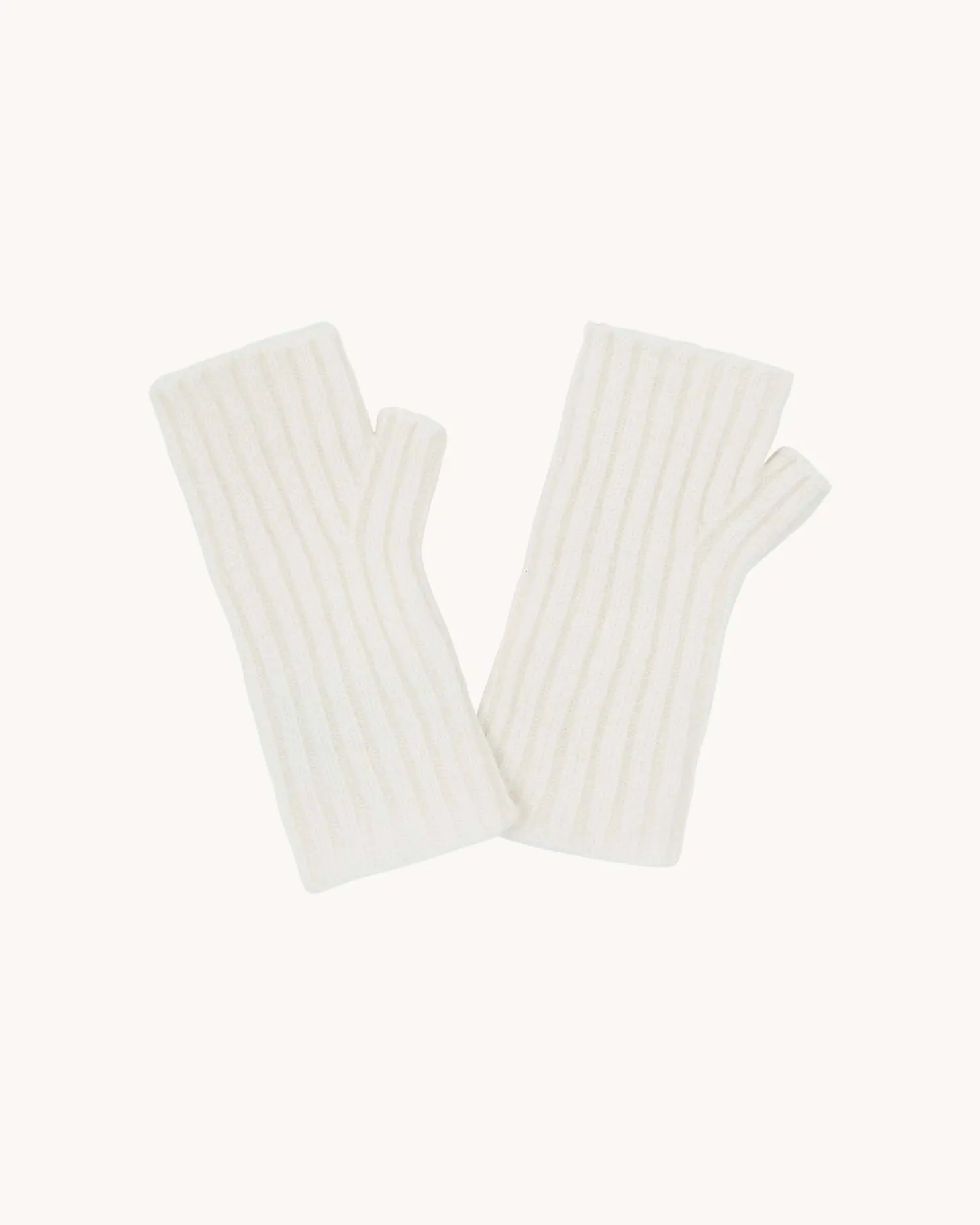 Mitaines Cachemire Cotes Plates, 2 Fils