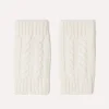 Mitaines Cachemire Courtes Torsades, 12 Fils