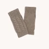 Mitaines Cachemire Courtes Torsades, 12 Fils