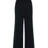 Pantalon Cachemire Pantacourt Ample
