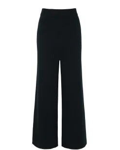 Pantalon Cachemire Pantacourt Ample