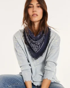 Petit Bandana Cachemire, 2 Fils