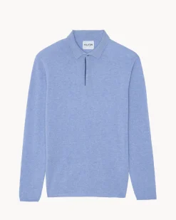 Polo Cachemire Homme Manches Longues