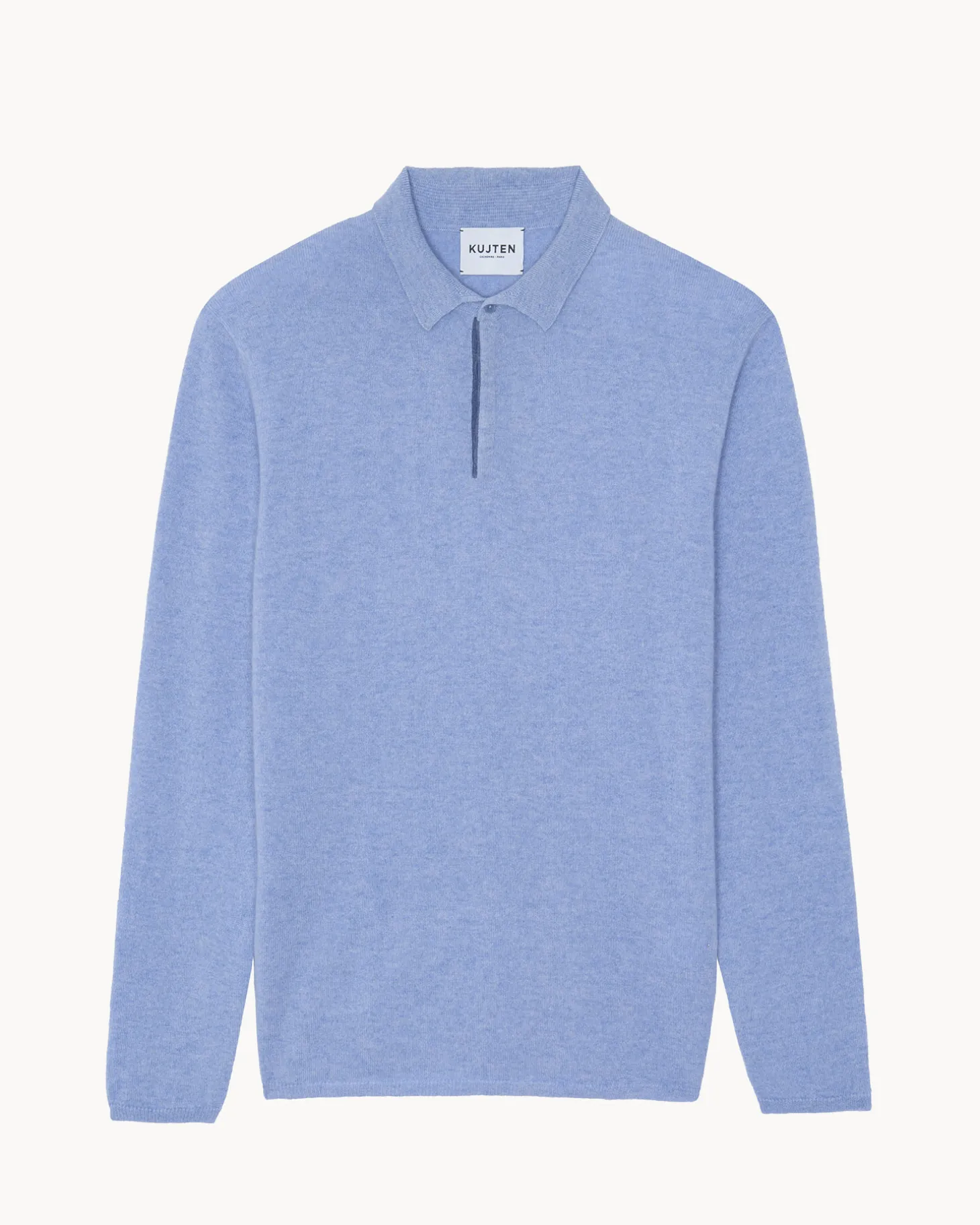 Polo Cachemire Homme Manches Longues