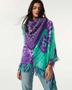 Poncho A Franges Cachemire