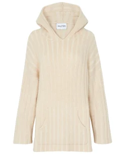 Poncho Cachemire A Capuche Femme