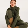Poncho Cachemire A Franges Femme