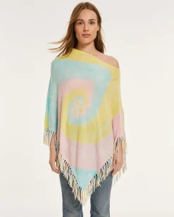 Poncho Cachemire A Franges