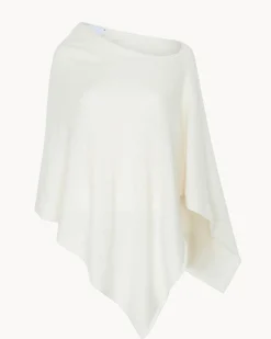 Poncho Cachemire Col Bateau Court