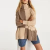 Poncho Cachemire Oversize Femme