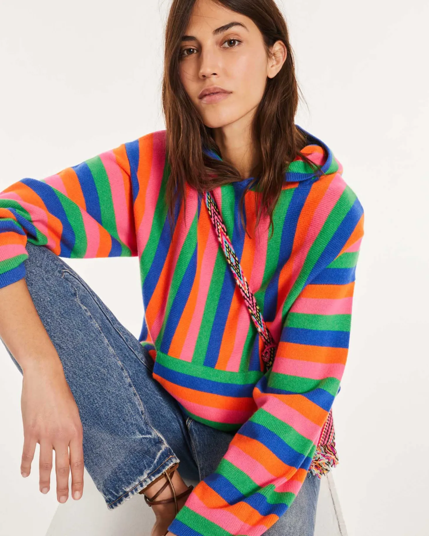 Poncho Cachemire Oversize