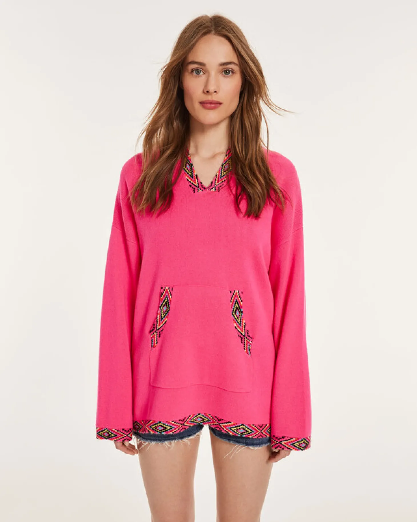 Poncho Cachemire Oversize