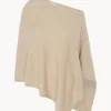 Poncho Court Cachemire, 2 Fils