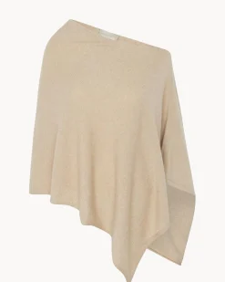 Poncho Court Cachemire, 2 Fils