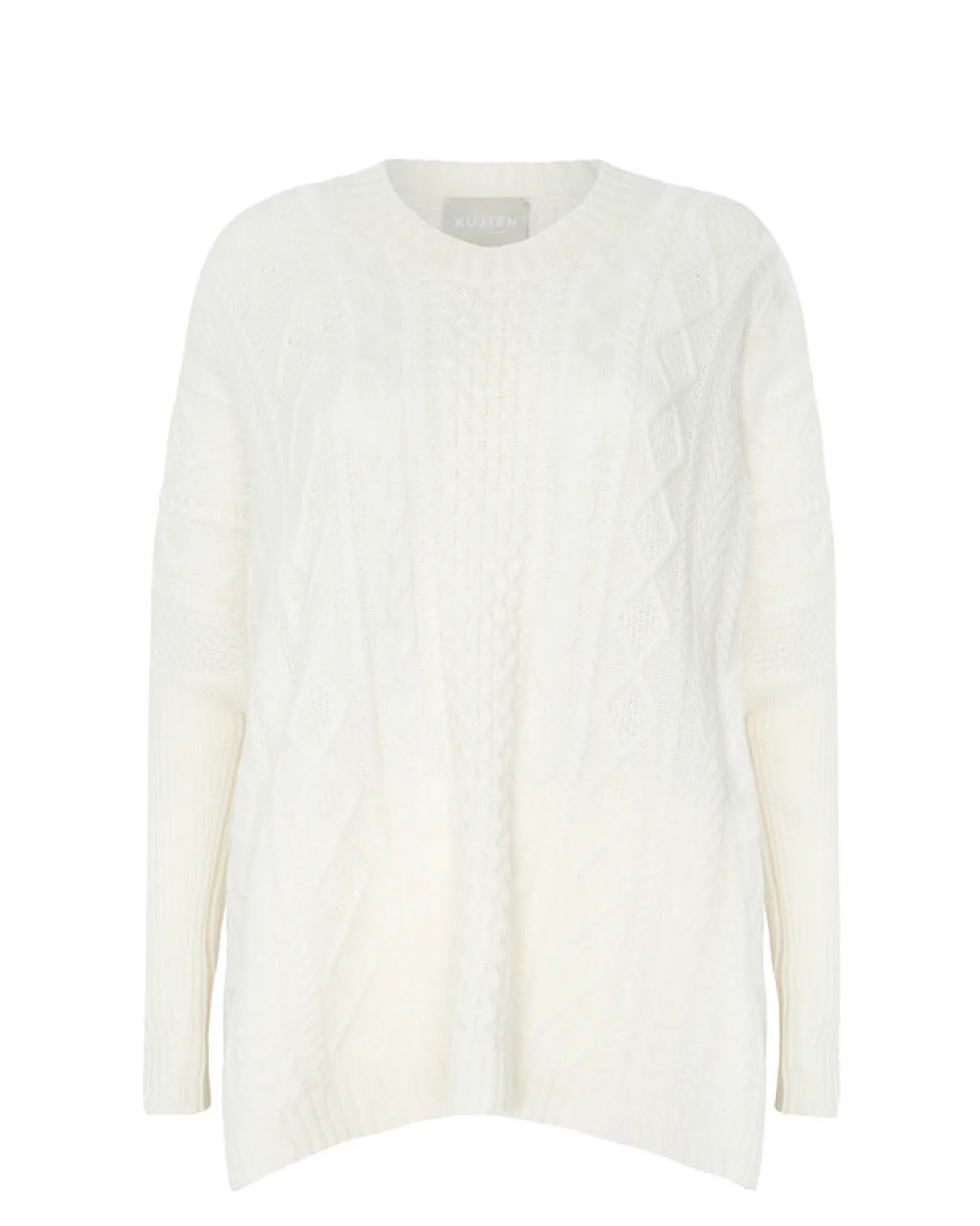 Poncho Oversize Col Rond Femme