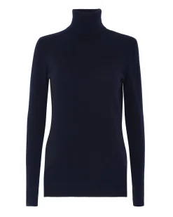 Pull 100% Cachemire Col Roule Basic