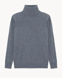 Pull 100% Cachemire Col Roule Basic
