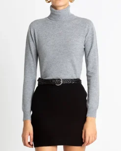 Pull 100% Cachemire Col Roule Basic