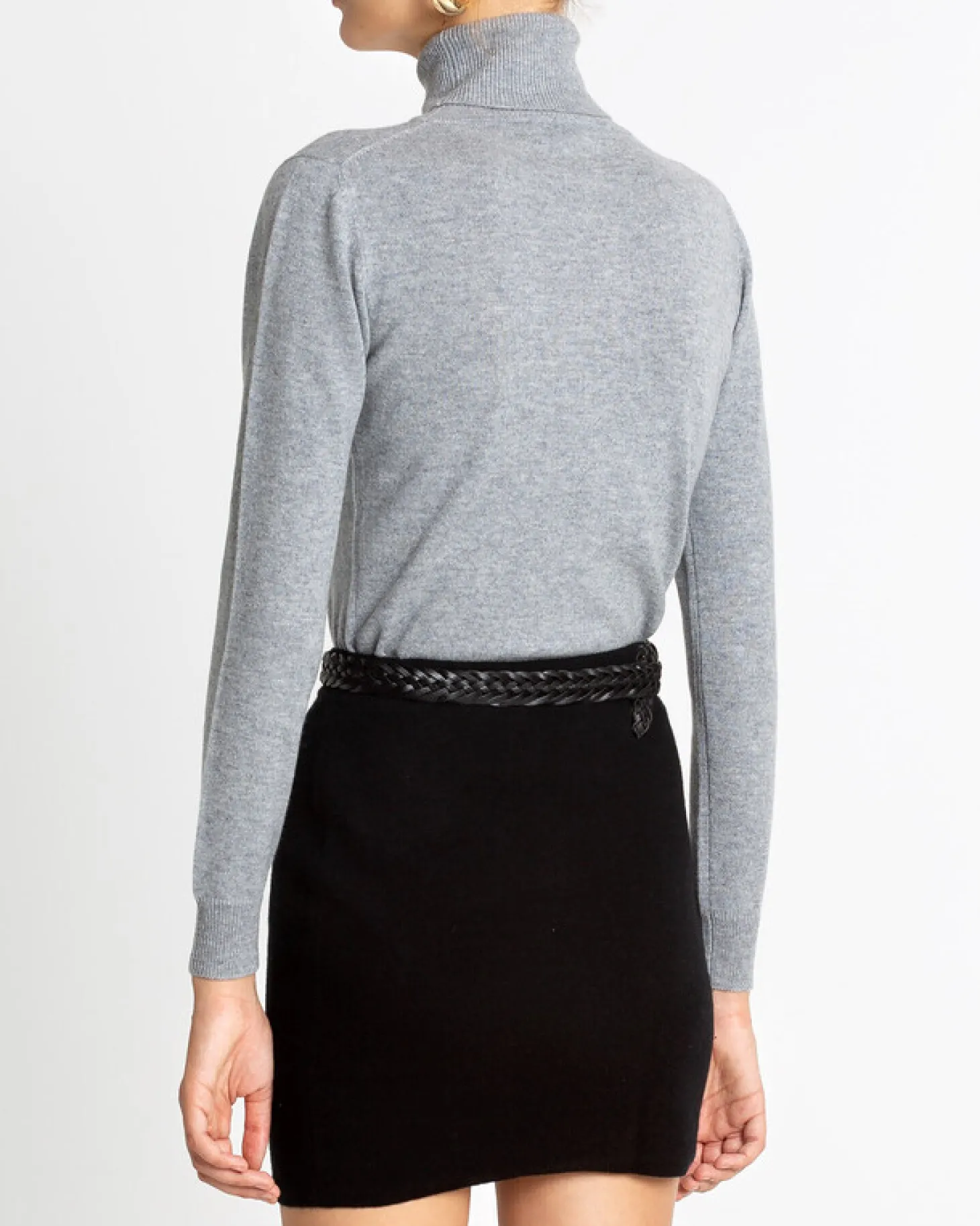 Pull 100% Cachemire Col Roule Basic